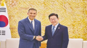 قمة سيؤول.. خلدون المبارك يبحث تعزيز الشراكة الاستراتيجية بين الإمارات وكوريا الجنوبية